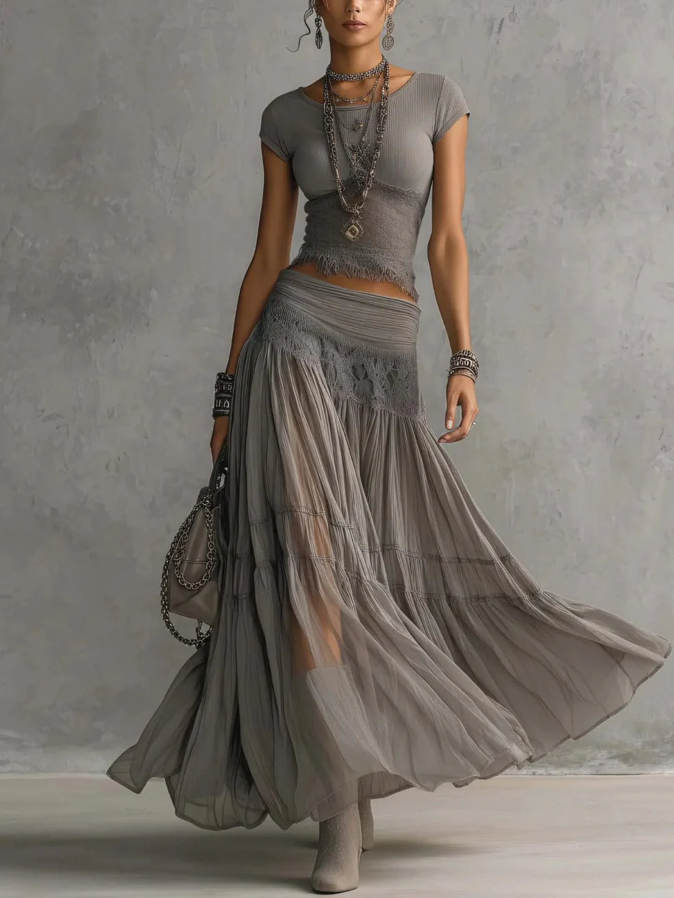 Ellis™ | Maxi Skirt Set