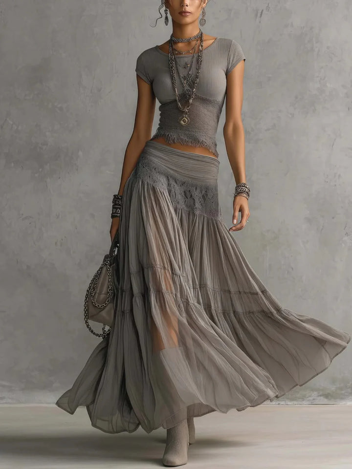 Ellis™ | Maxi Skirt Set