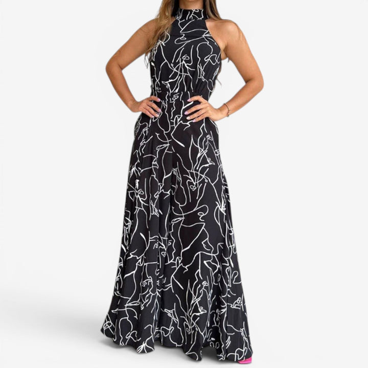 Marinella™ Abstract Print Jumpsuit