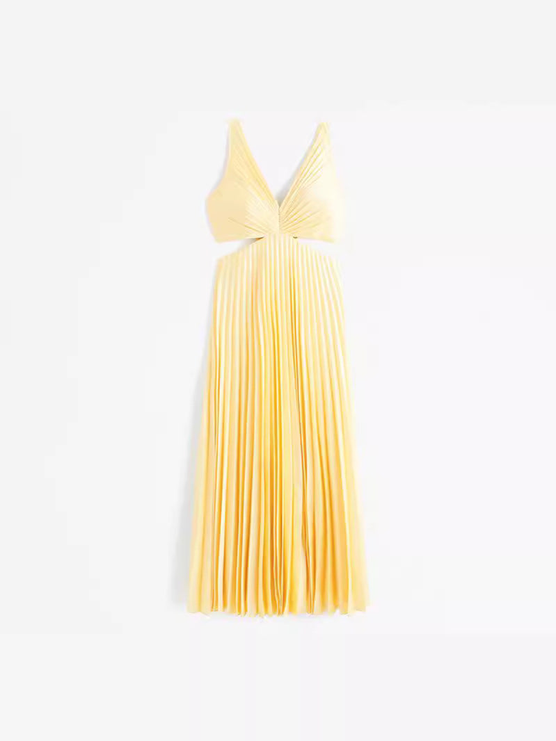 Elle™ | Women's Wedding Guest V-Neck Maxi Dress Evening
