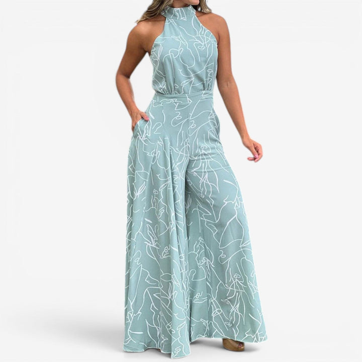 Marinella™ Abstract Print Jumpsuit