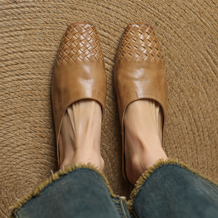 Velmirae | Woven Slip-On Slides for Comfortable Everyday Walking