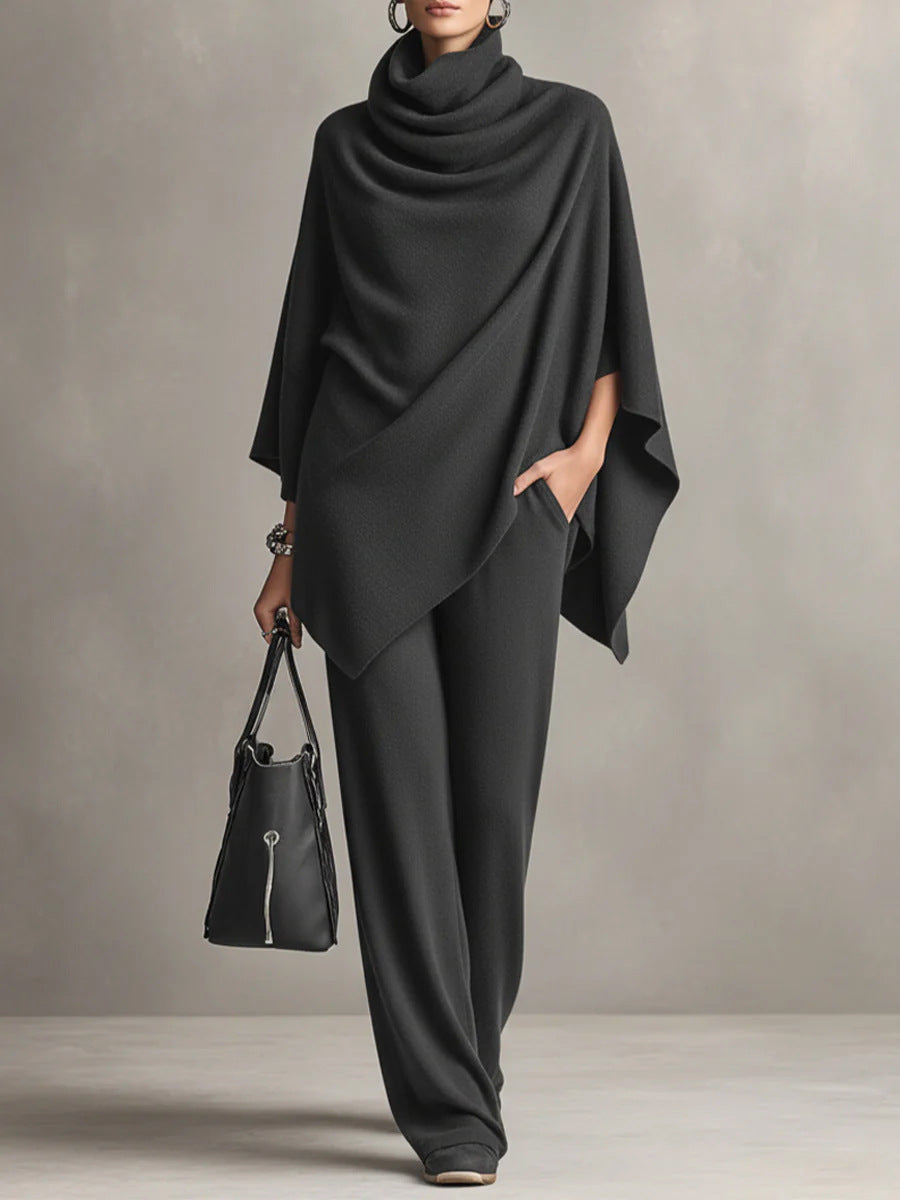 Serena™ | Elegant Drape Two-Piece Set