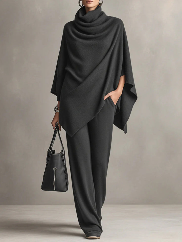 Serena™ | Elegant Drape Two-Piece Set