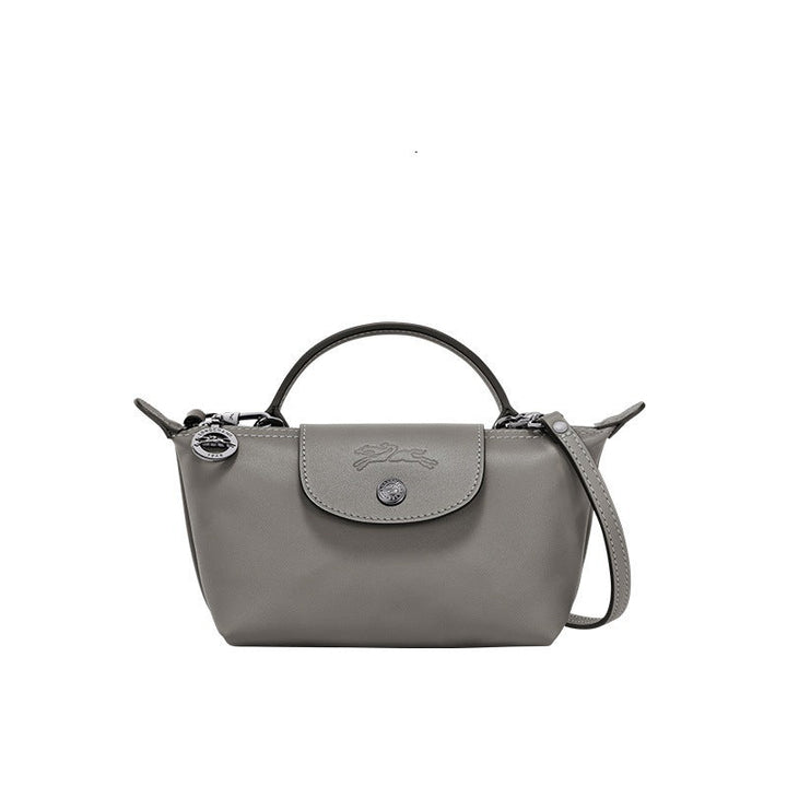 Aria | Women's Mini Pleated Tote Bag - Grey