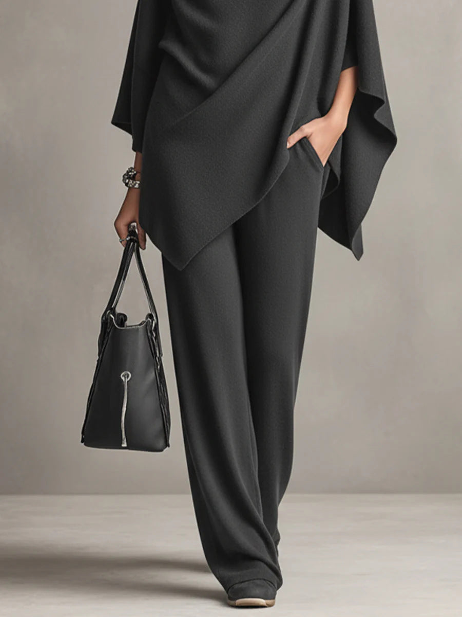 Serena™ | Elegant Drape Two-Piece Set
