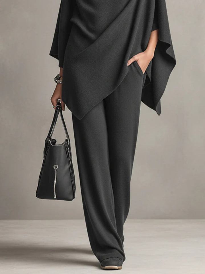 Serena™ | Elegant Drape Two-Piece Set