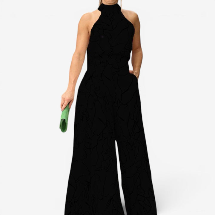 Marinella™ Abstract Print Jumpsuit