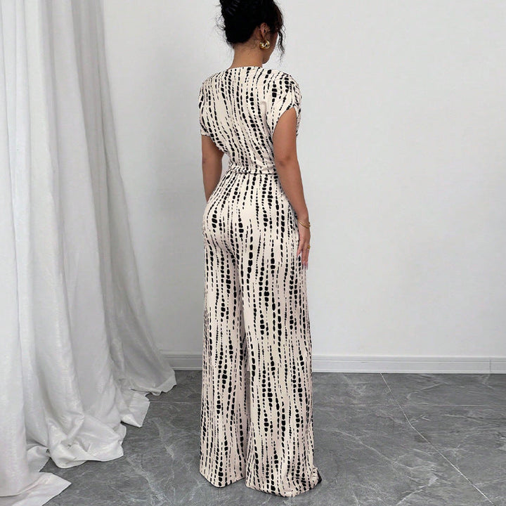 Kendra™ | Classy Wide-Leg Oblique Strap Jumpsuit
