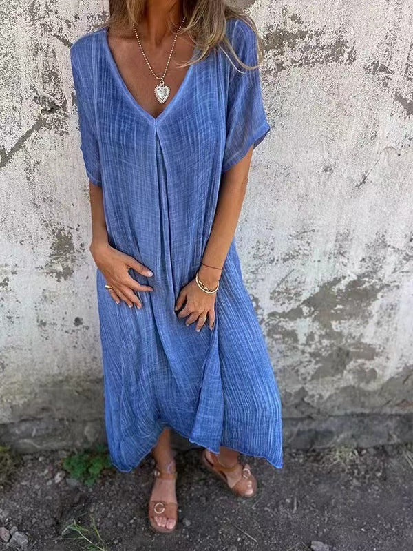 Amy™ | Loose V-neck Dress