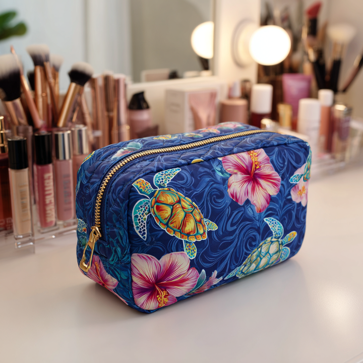 Meadow Bloom | Quilted Makeup Bag