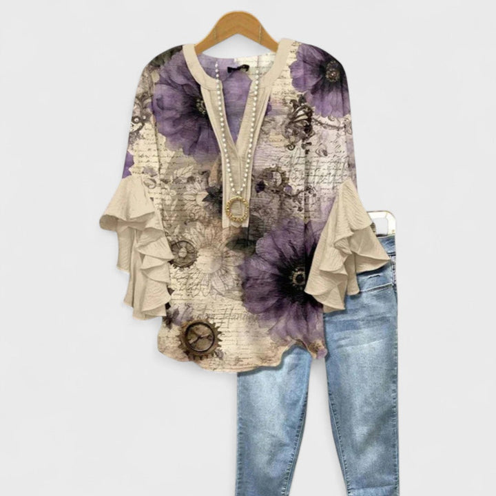 Stella | Airy Floral Day Blouse