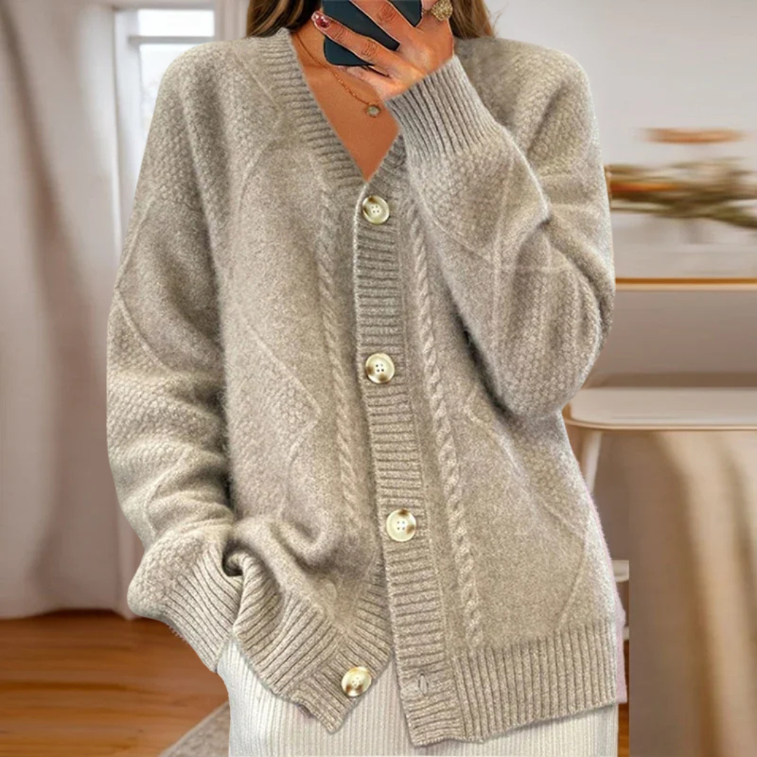 Reagan™ | Cable Cardigan