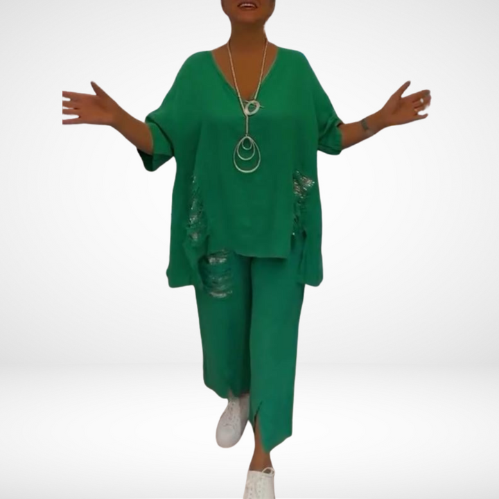 Briella™ | Elegant Two-Piece Summer Set