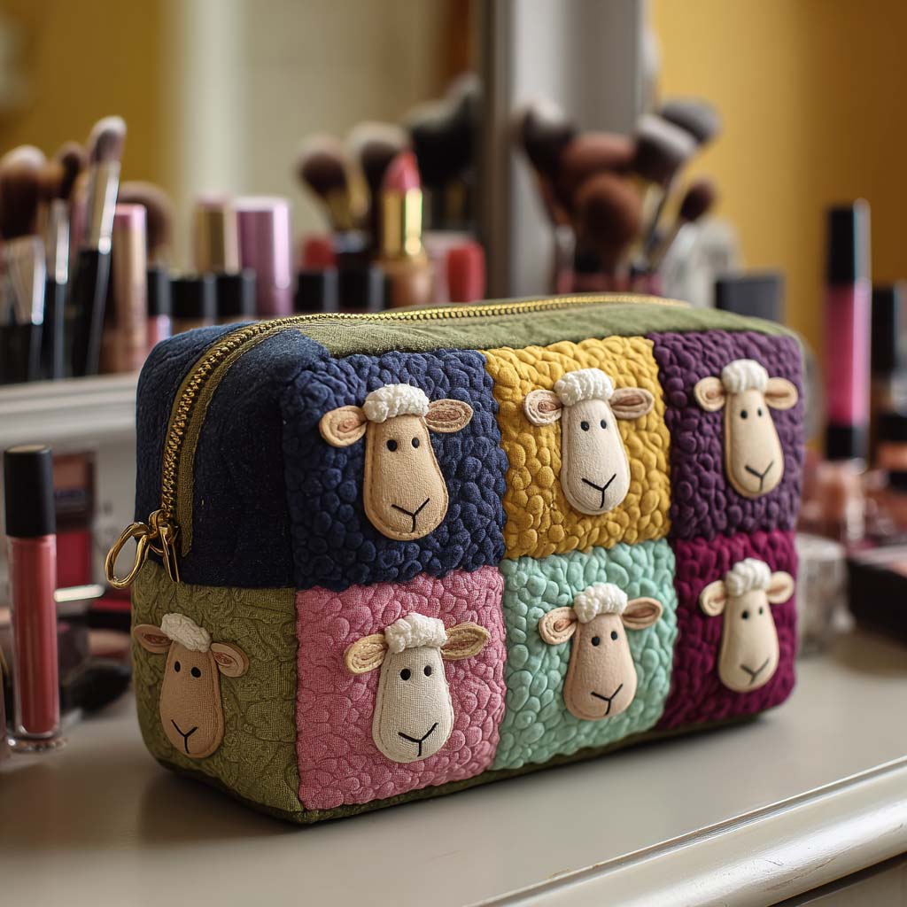 Meadow Bloom | Quilted Makeup Bag