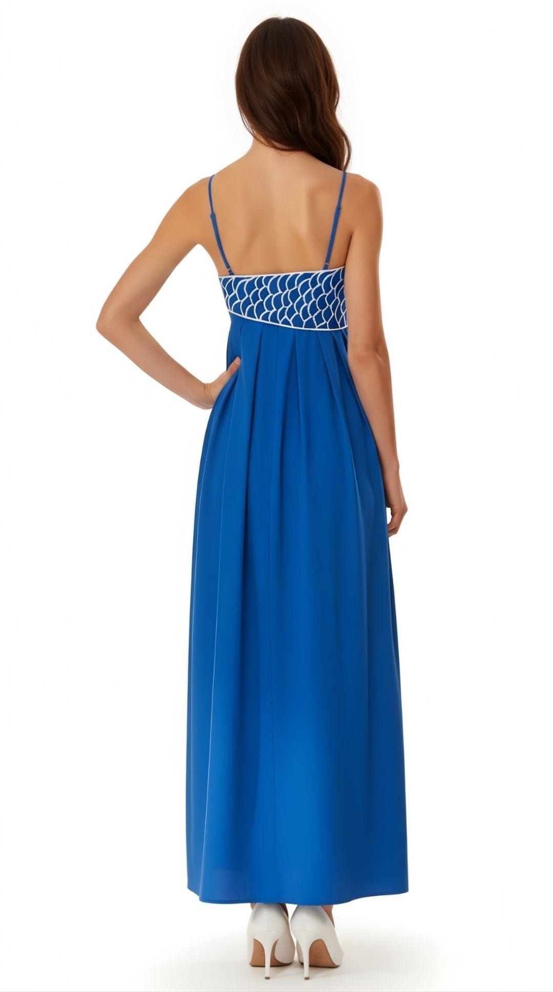 Ember Embroidered Bodice Maxi Dress