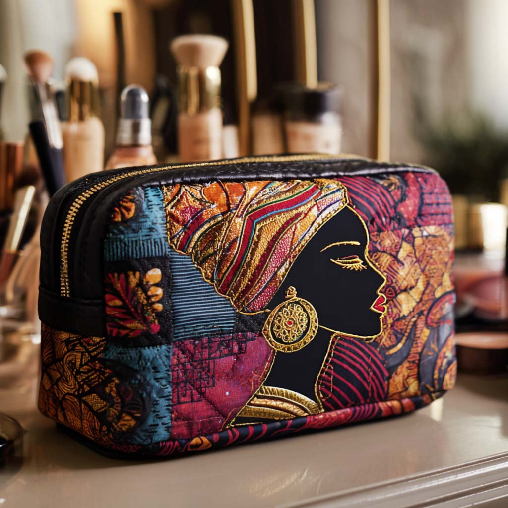 Meadow Bloom | Quilted Makeup Bag