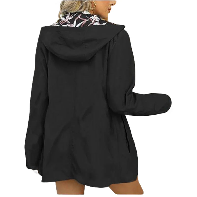Aurora | Reversible Printed Hooded Jacket