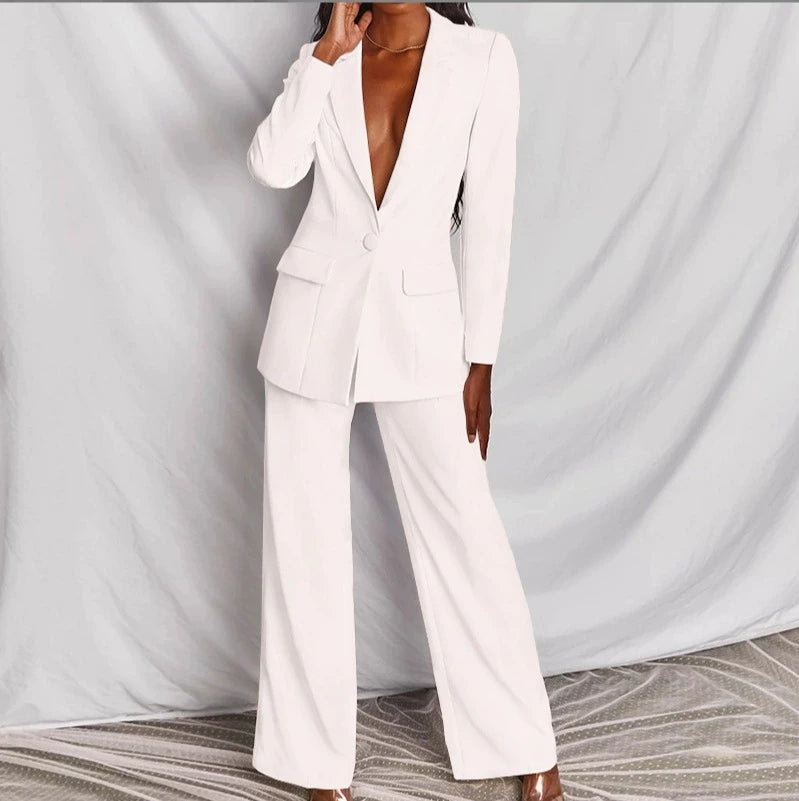 Audrey | Classic Long Sleeve Office Suit Set