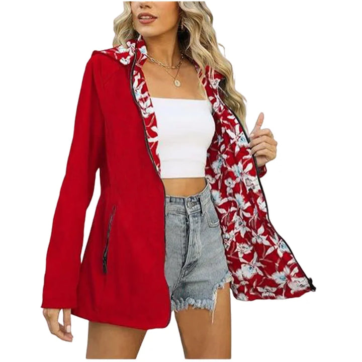 Aurora | Reversible Printed Hooded Jacket