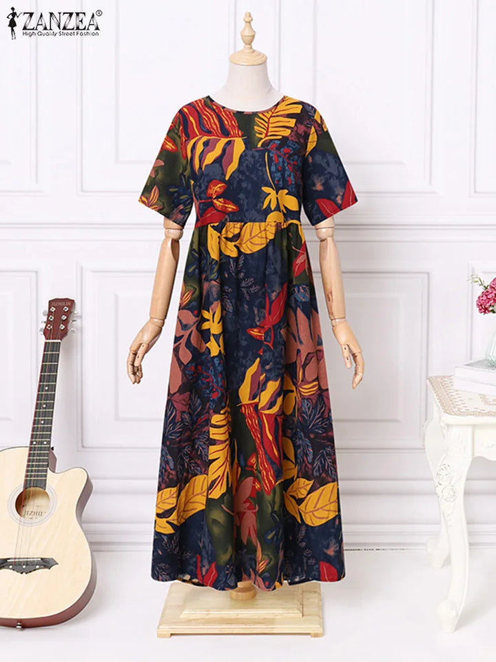 Posy | Women's Vintage Floral Maxi Sundress