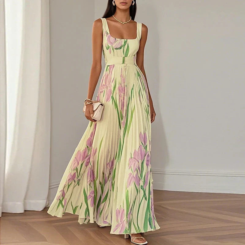 Willow | Floral A-Line Maxi Dress