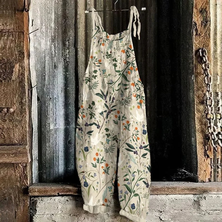 Jhenna | 3D Art Pattern Casual Loose Jumpsuit