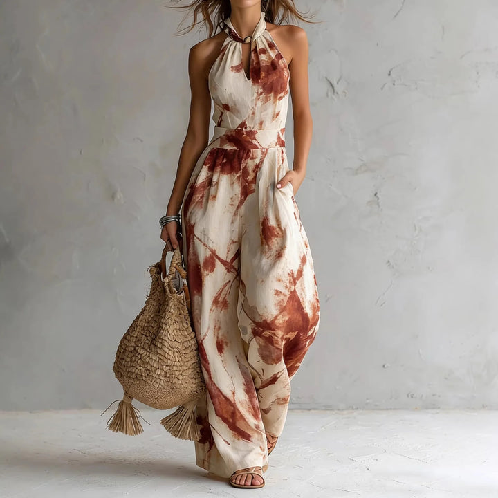 Zhen | Ink Wash Bohemian Beach Dress