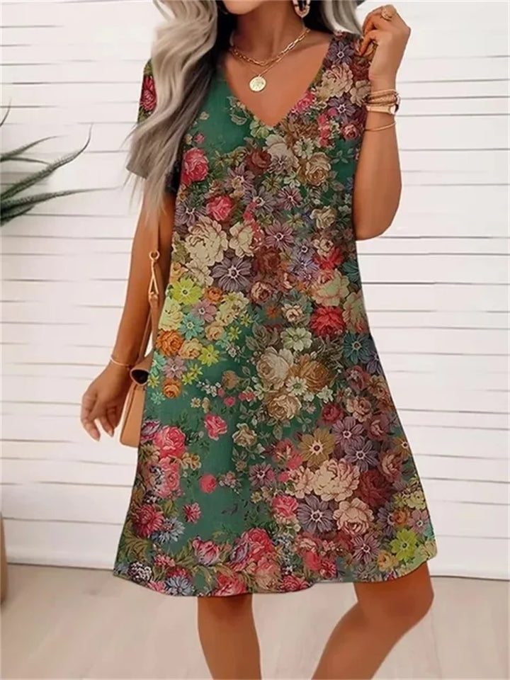 Sofia™ | Easy V-Neck Summer Dress