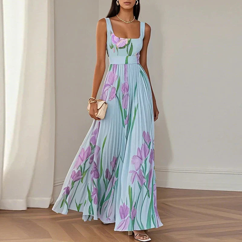 Willow | Floral A-Line Maxi Dress
