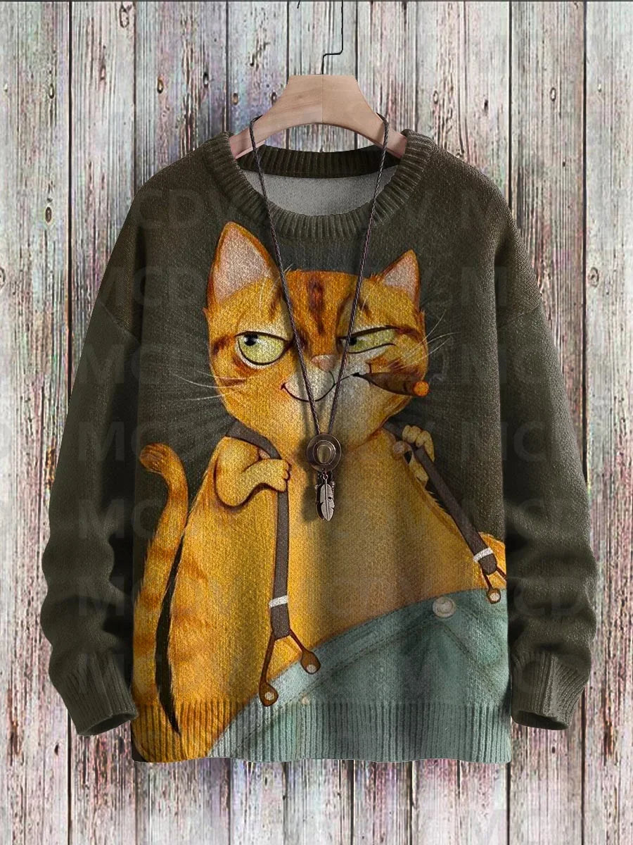 Cheshire | Funny Cat Art Classic Pullover