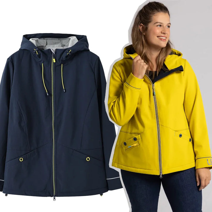 Margot | Hooded Softshell Windbreaker Coat