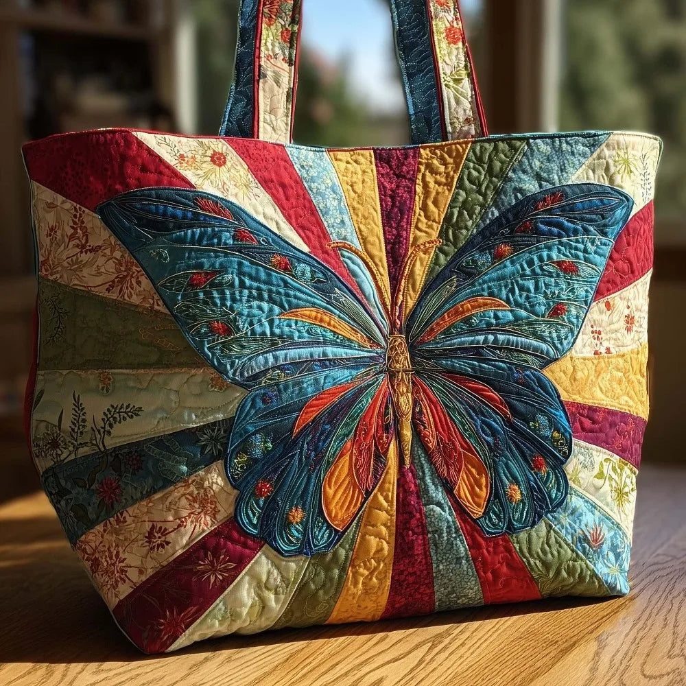 Ashira | Butterfly Patterns Quilted Tote
