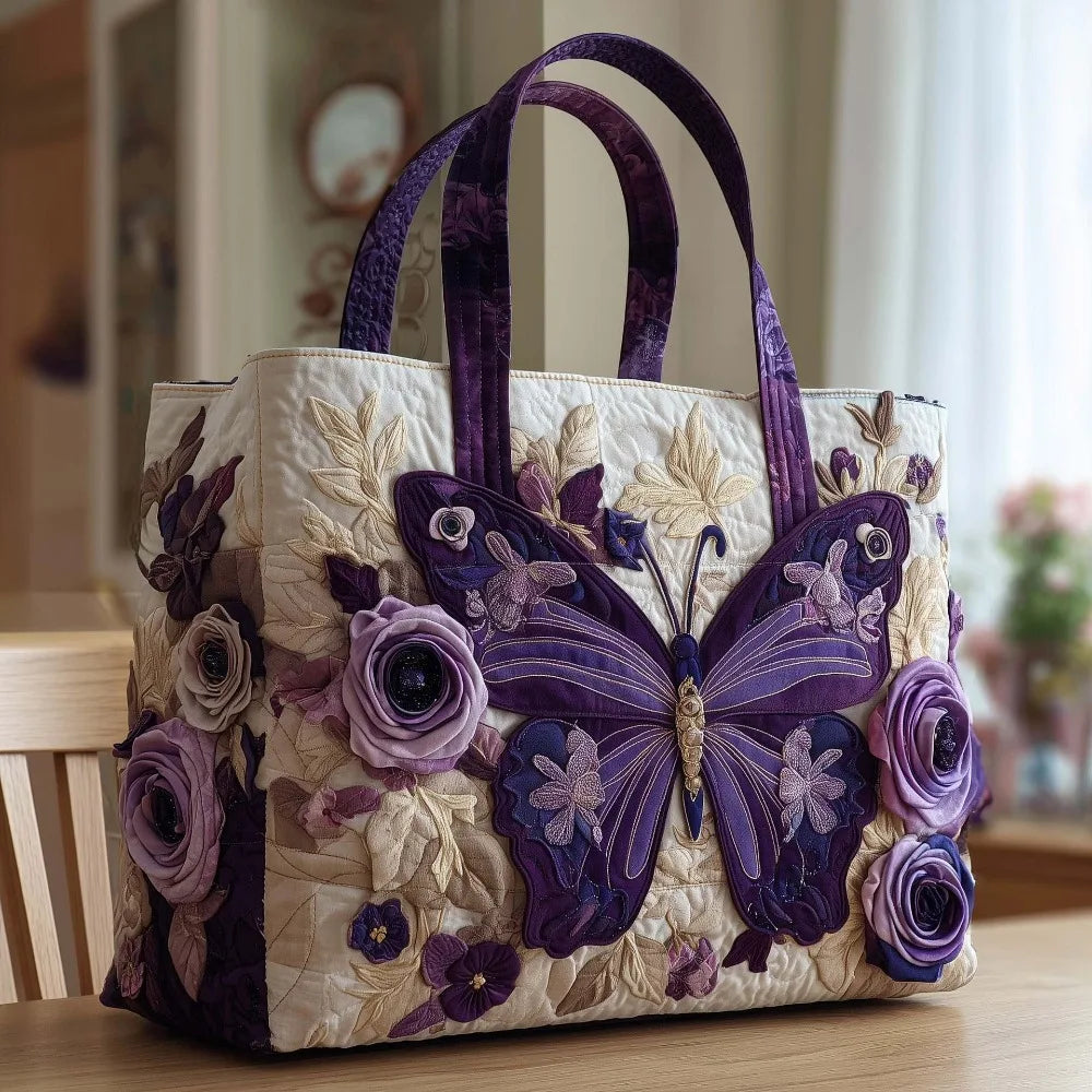 Ashira | Butterfly Patterns Quilted Tote