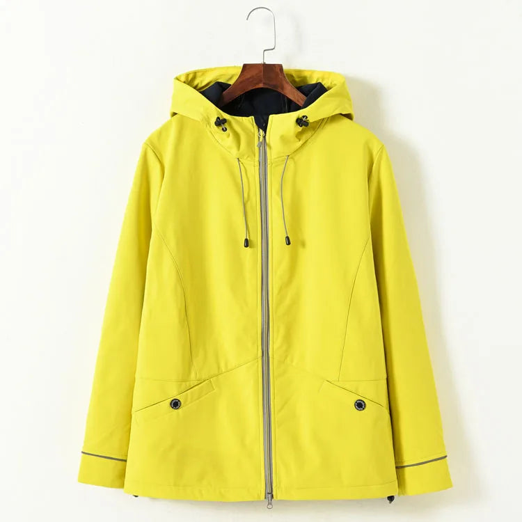 Margot | Hooded Softshell Windbreaker Coat