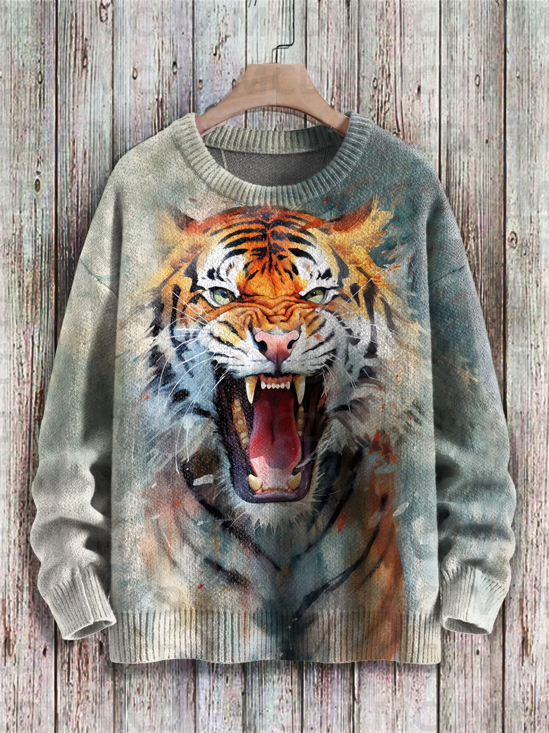 Bruno | Abstract Dog Art Knit Pullover