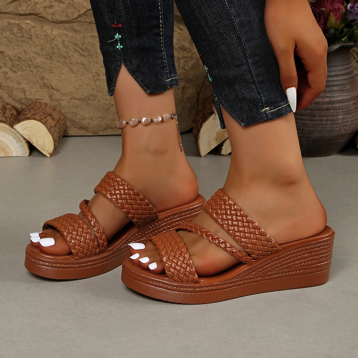 Daphne™ | High-Heel Flower Platform Sandal