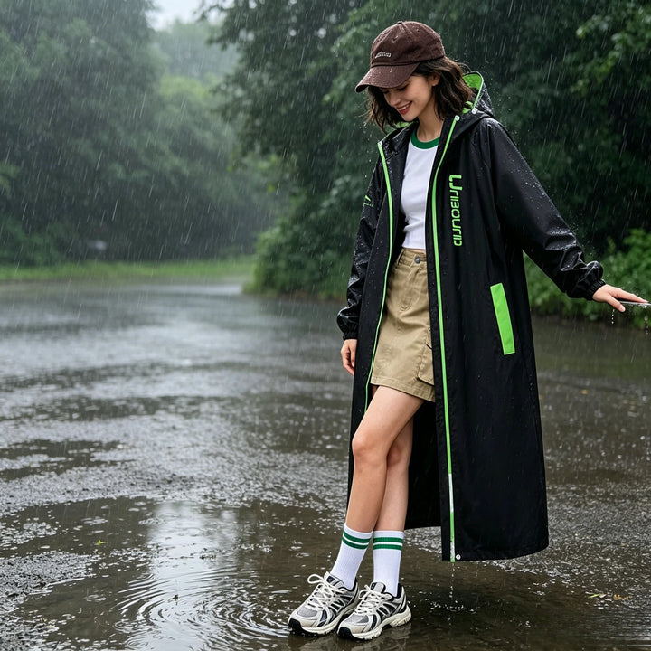Sage | Hooded Poncho Rain Suit with Pants