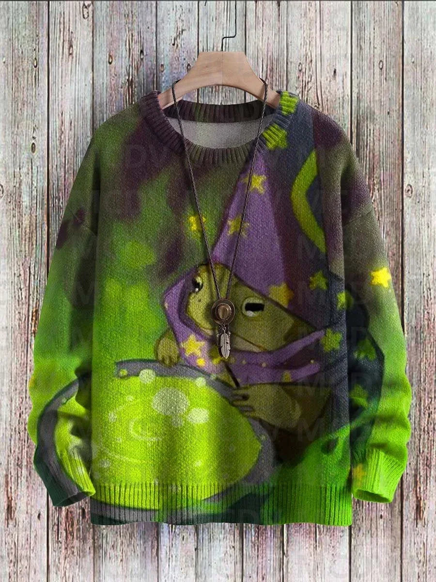 Vixen | Cute Fox Art Knit Pullover