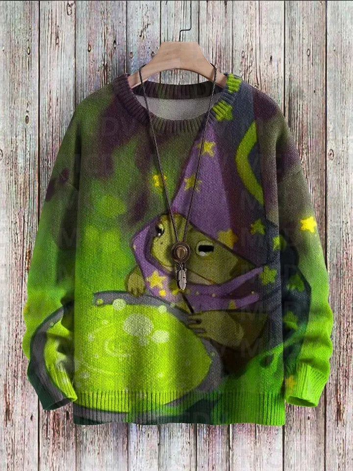 Vixen | Cute Fox Art Knit Pullover