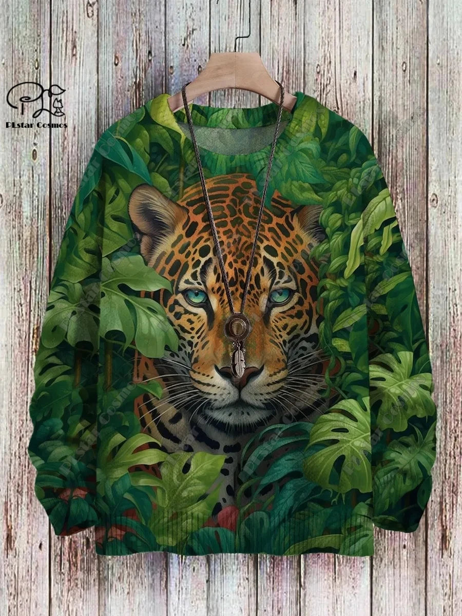 Safari | Cat Dog Cheetah Print Pullover