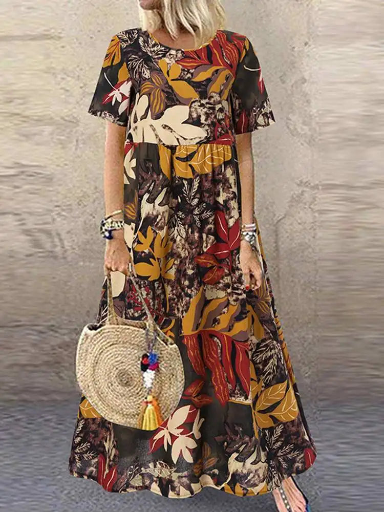 Posy | Women's Vintage Floral Maxi Sundress