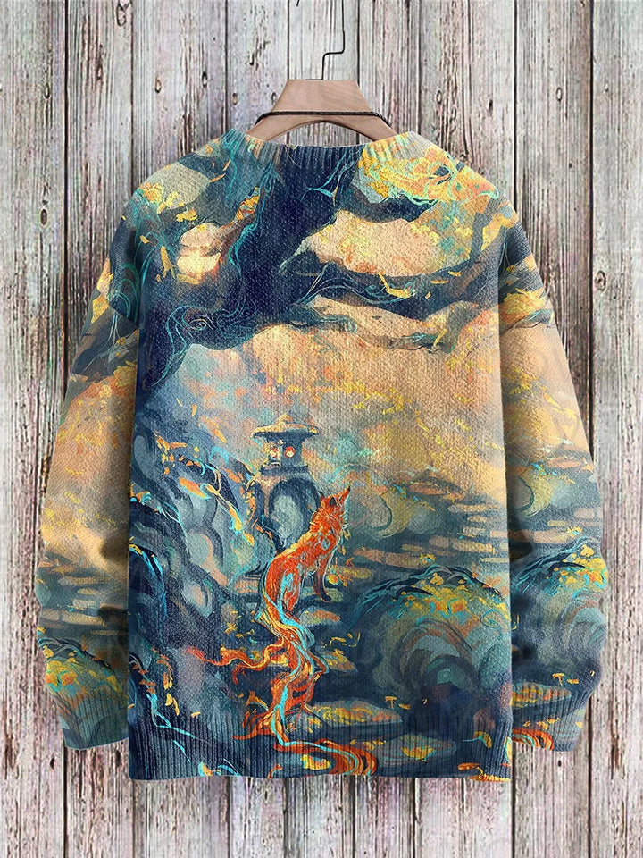 Sakura | Japanese Style Cat Art Pullover
