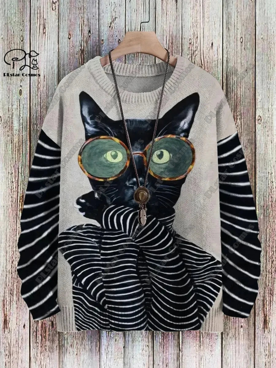 Safari | Cat Dog Cheetah Print Pullover