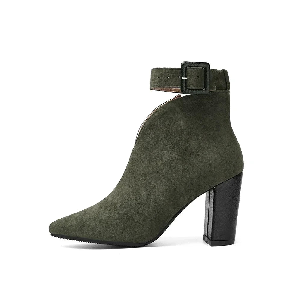 Eloise | Buckle Ankle Boots