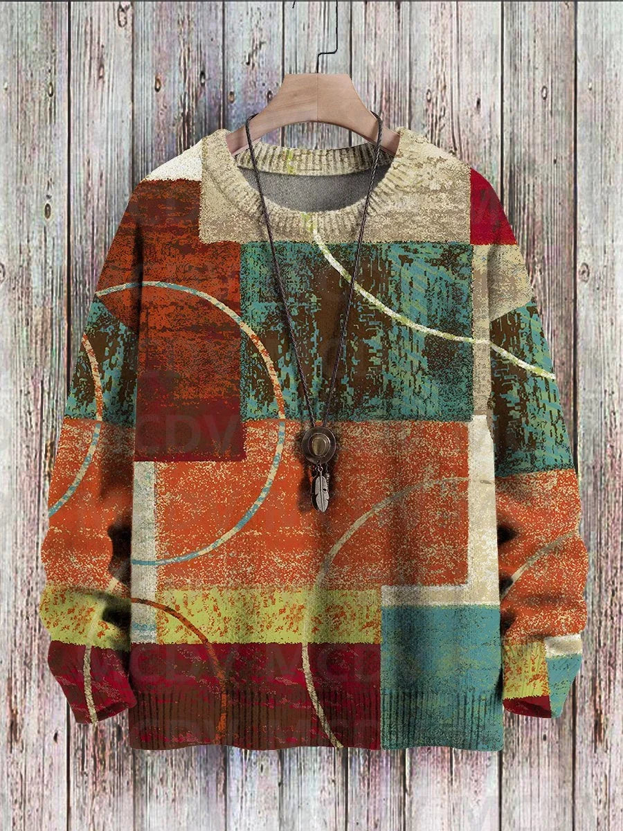 Monet | Vintage Art Print Knit Pullover