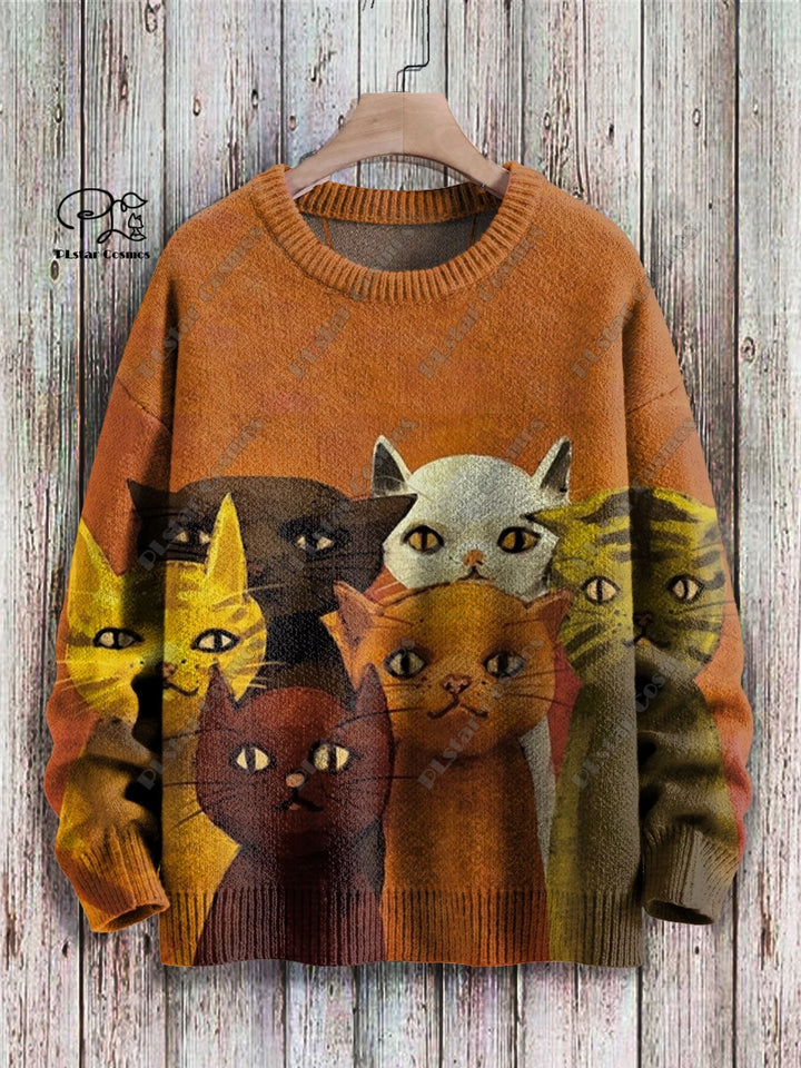 Safari | Cat Dog Cheetah Print Pullover