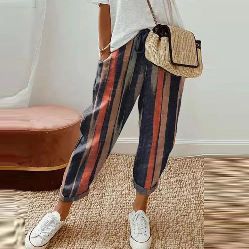 Marisande | Ethnic Retro Print Pants