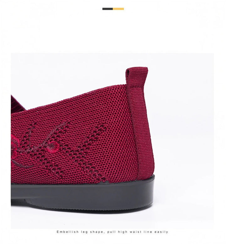 Diana | Zen Garden Knit Slip-On Shoes