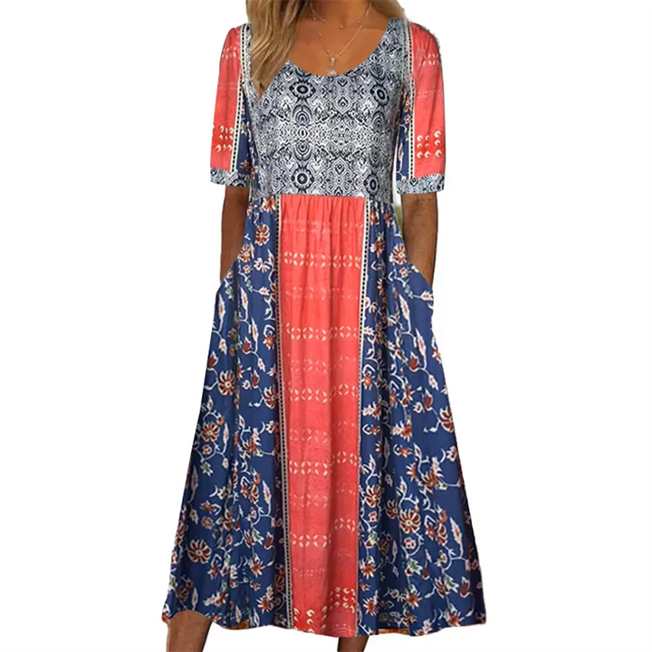 Jolie | Women's Bohemian Long Print Dress